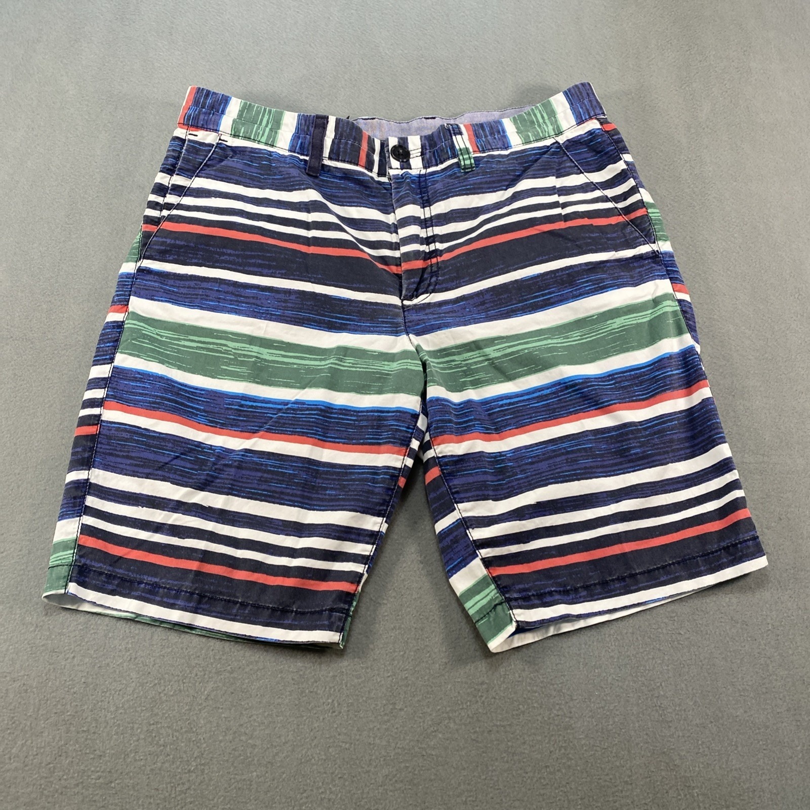 Armani Exchange Mens Chino Shorts Flat Front Slash Pockets Size 32 Preppy Beach